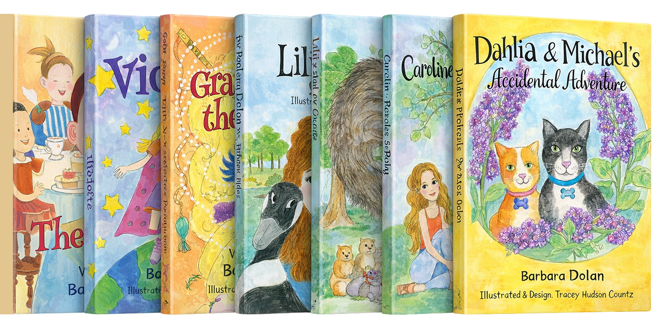 Book collection by Barbara E. Dolan featuring The Guardian Angel Murder, Violette, The Queen's Tea, and more
